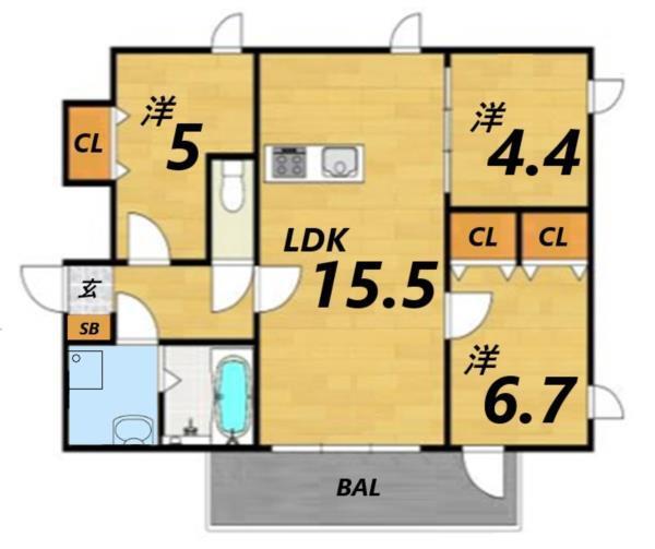 間取図(平面図)