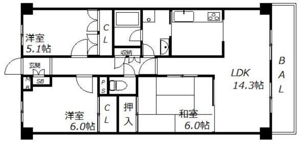 間取図(平面図)