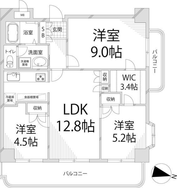 間取図(平面図)