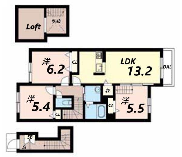 間取図(平面図)