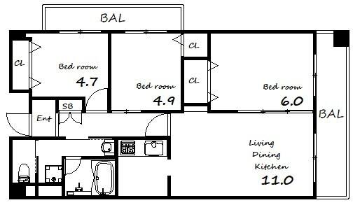 間取図(平面図)