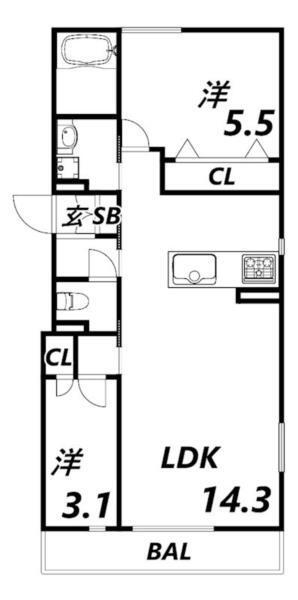 間取図(平面図)