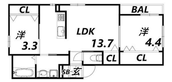 間取図(平面図)