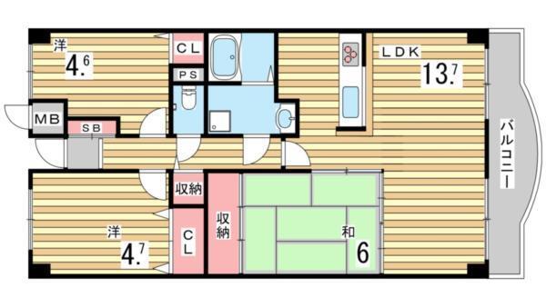 間取図(平面図)