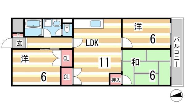 間取図(平面図)