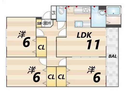 間取図(平面図)
