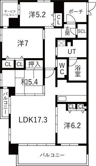 間取図(平面図)