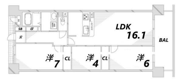 間取図(平面図)