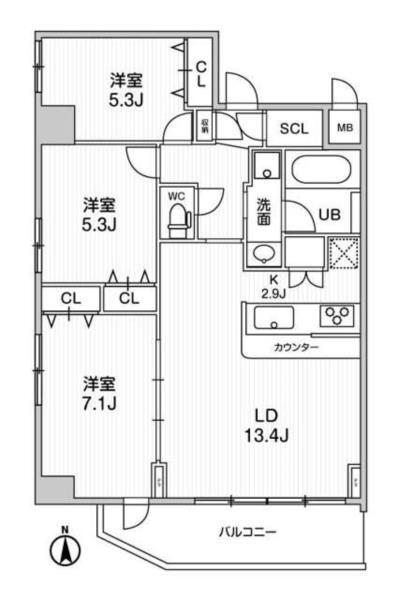 間取図(平面図)