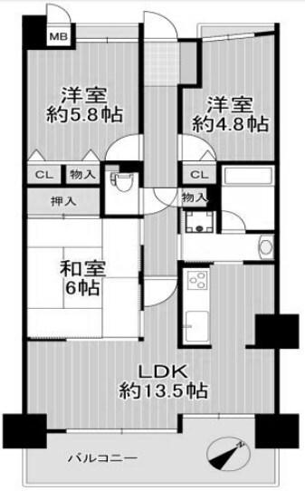 間取図(平面図)