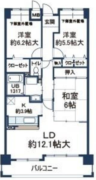 間取図(平面図)