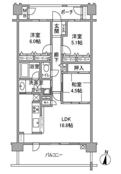 間取図(平面図)