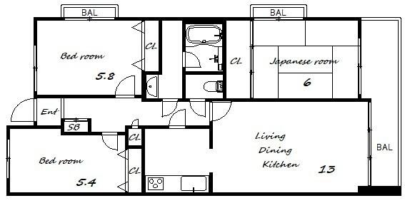 間取図(平面図)