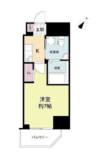 セレニテ神戸元町クレア 間取り図画像