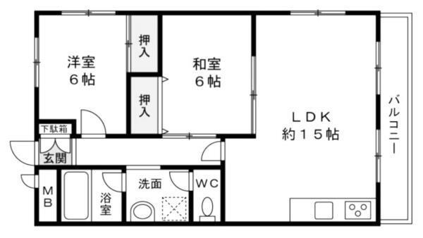 第1永和レジデンス 間取り図画像