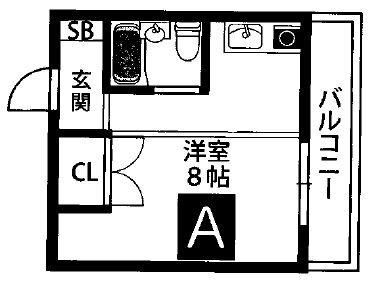 ルーブル西灘 間取り図画像