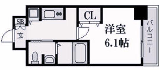 エスリード西宮北口第2 間取り図画像