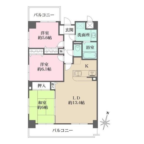 リフレ21 間取り図画像
