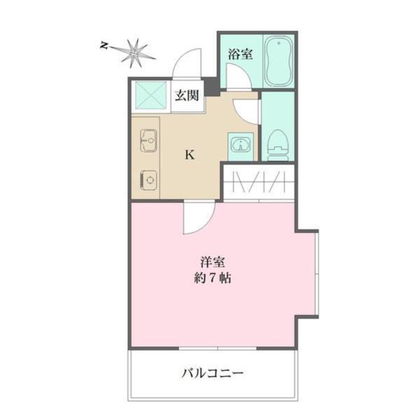 ハイツ・ローズマリー 間取り図画像