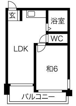ベルシェ岡本 間取り図画像