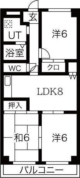 ステイツ明石大久保 間取り図画像
