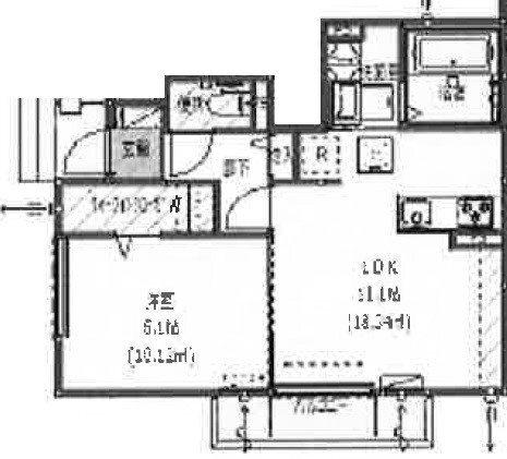 クローバー富士5号館 間取り図画像