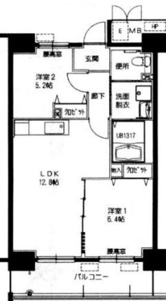 アメニティコート明舞 間取り図画像