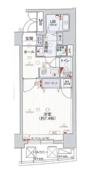 アスヴェル神戸元町 間取り図画像