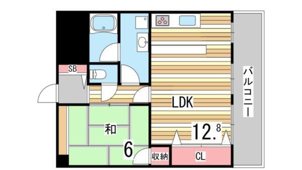 神戸市東灘区本山中町マンション 間取り図画像