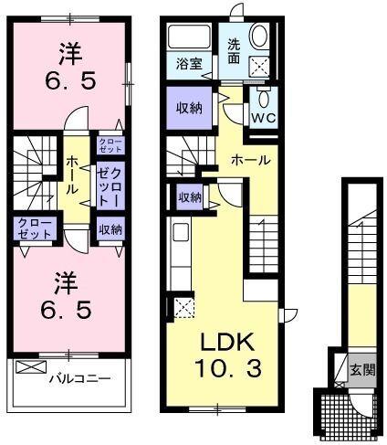 リヴェール　コートII 間取り図画像
