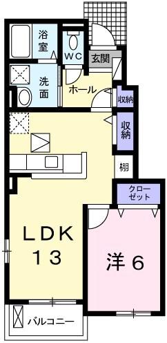 オリーブII 間取り図画像