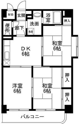 プラントパイン御影 間取り図画像