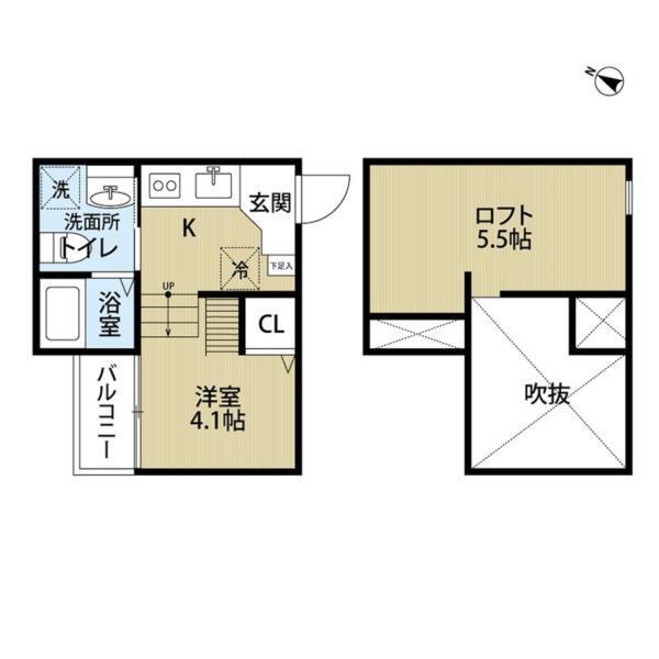 オリーブテラス神戸 間取り図画像