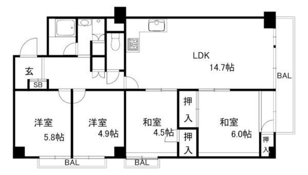 間取図(平面図)