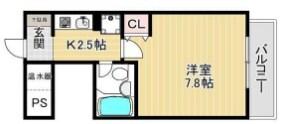 アスライフ湊川公園 間取り図画像