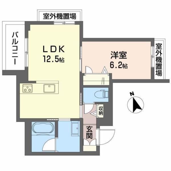 シャーメゾン　グレース　忍町 間取り図画像