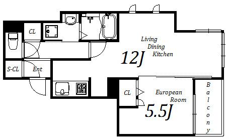 S-RESIDENCE神戸元町 間取り図画像