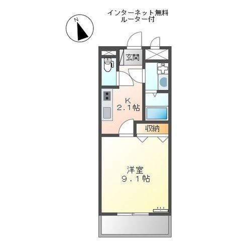 グランディー 間取り図画像