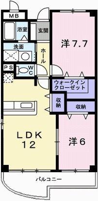 ラフォーレ広畑 間取り図画像