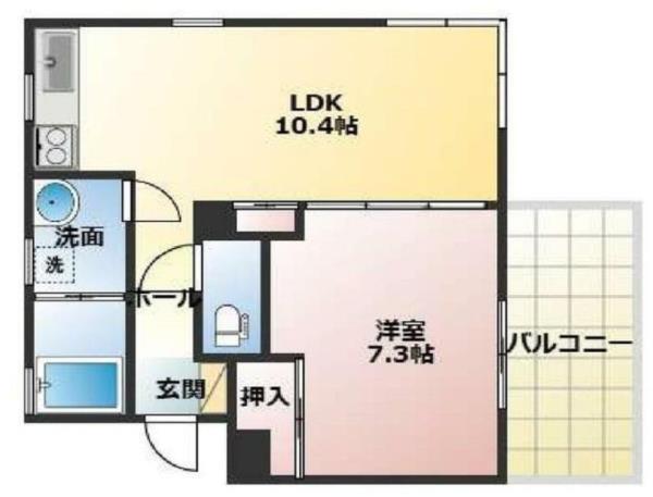 ヴィラ神仙寺 間取り図画像