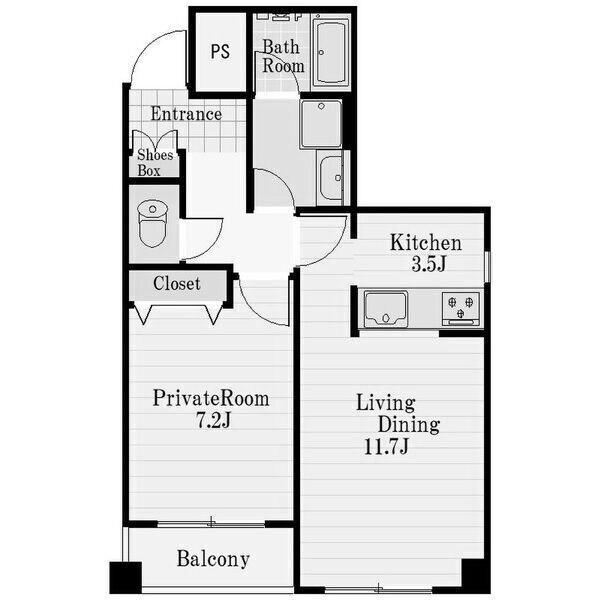 ドルチェ芦屋 間取り図画像