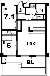 ルネスボヌール 間取り図画像