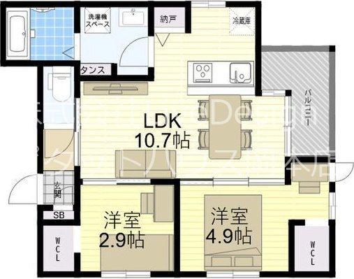 ブリアン西宮 間取り図画像
