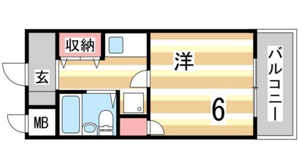 キャッスルコートII 間取り図画像