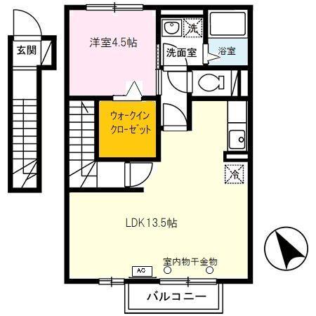 モダンコート東阿保 間取り図画像