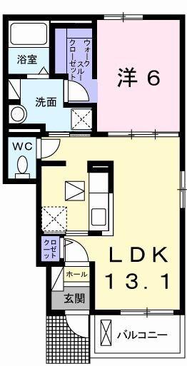 Ｈ・Ｔミニョン姫路 間取り図画像