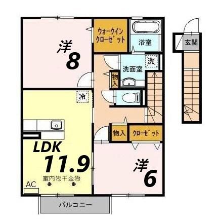 セジュール小川 間取り図画像