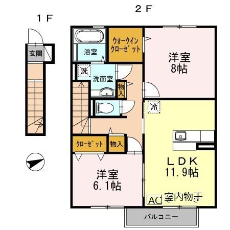 セジュール小川 間取り図画像