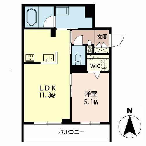 シャーメゾン　姫路W 間取り図画像