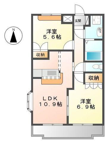 ストークコーポ大津茂 間取り図画像